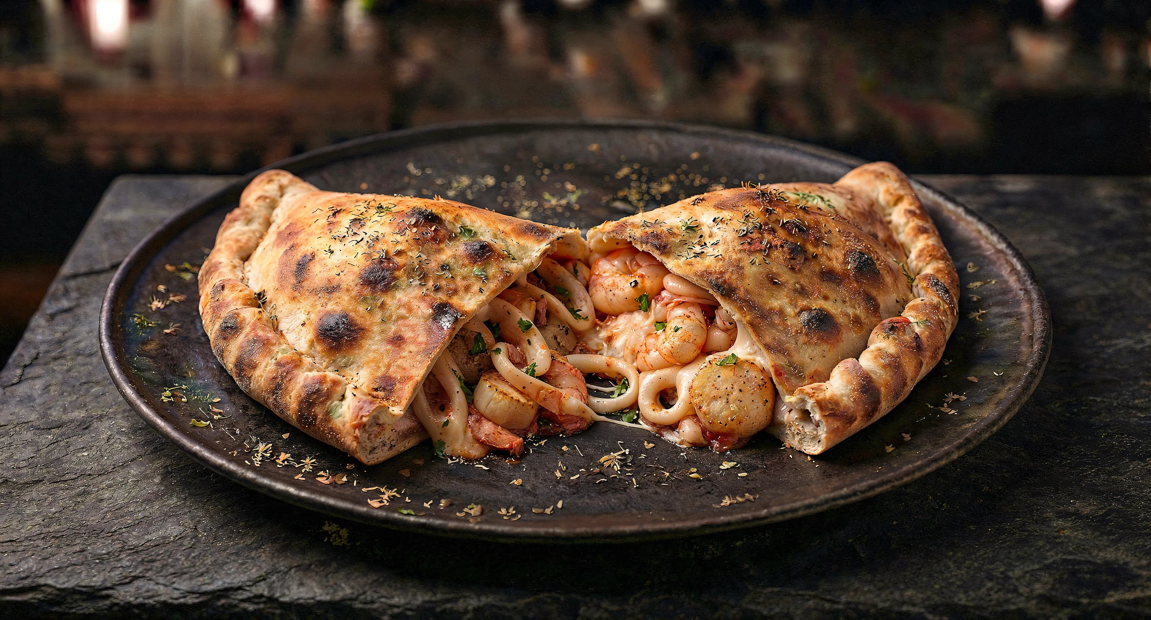 Frittierte Calzone
