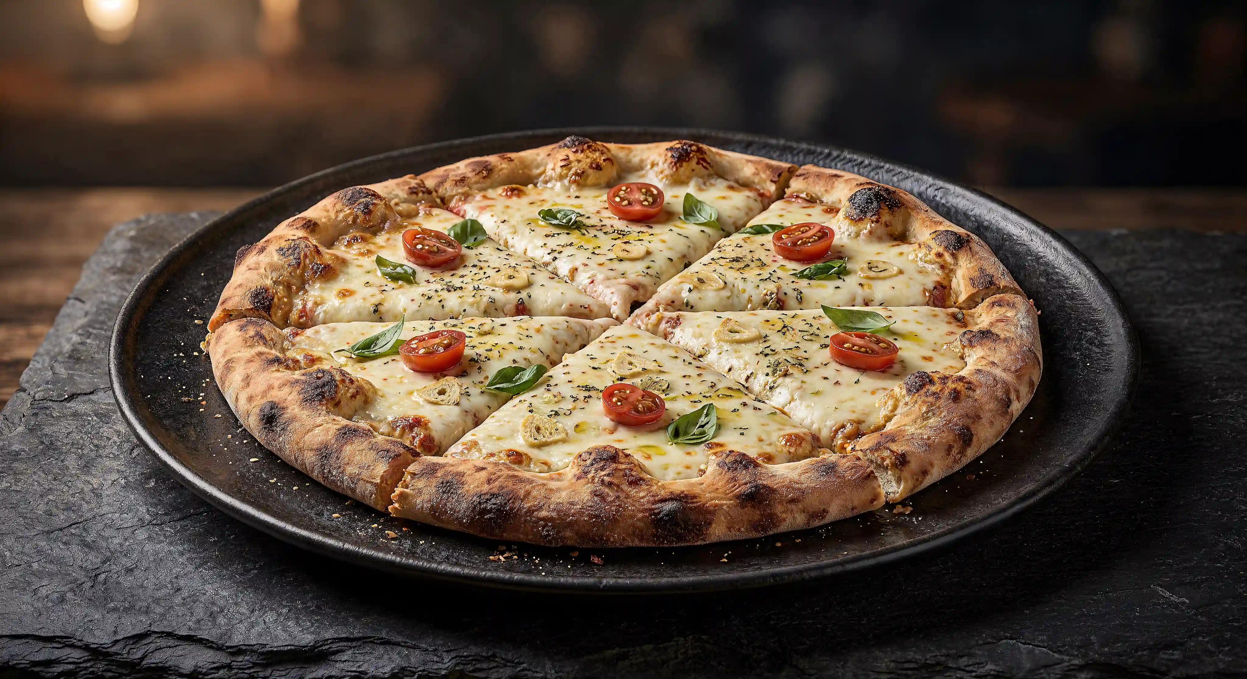 Pizzabrot mit Knoblauch