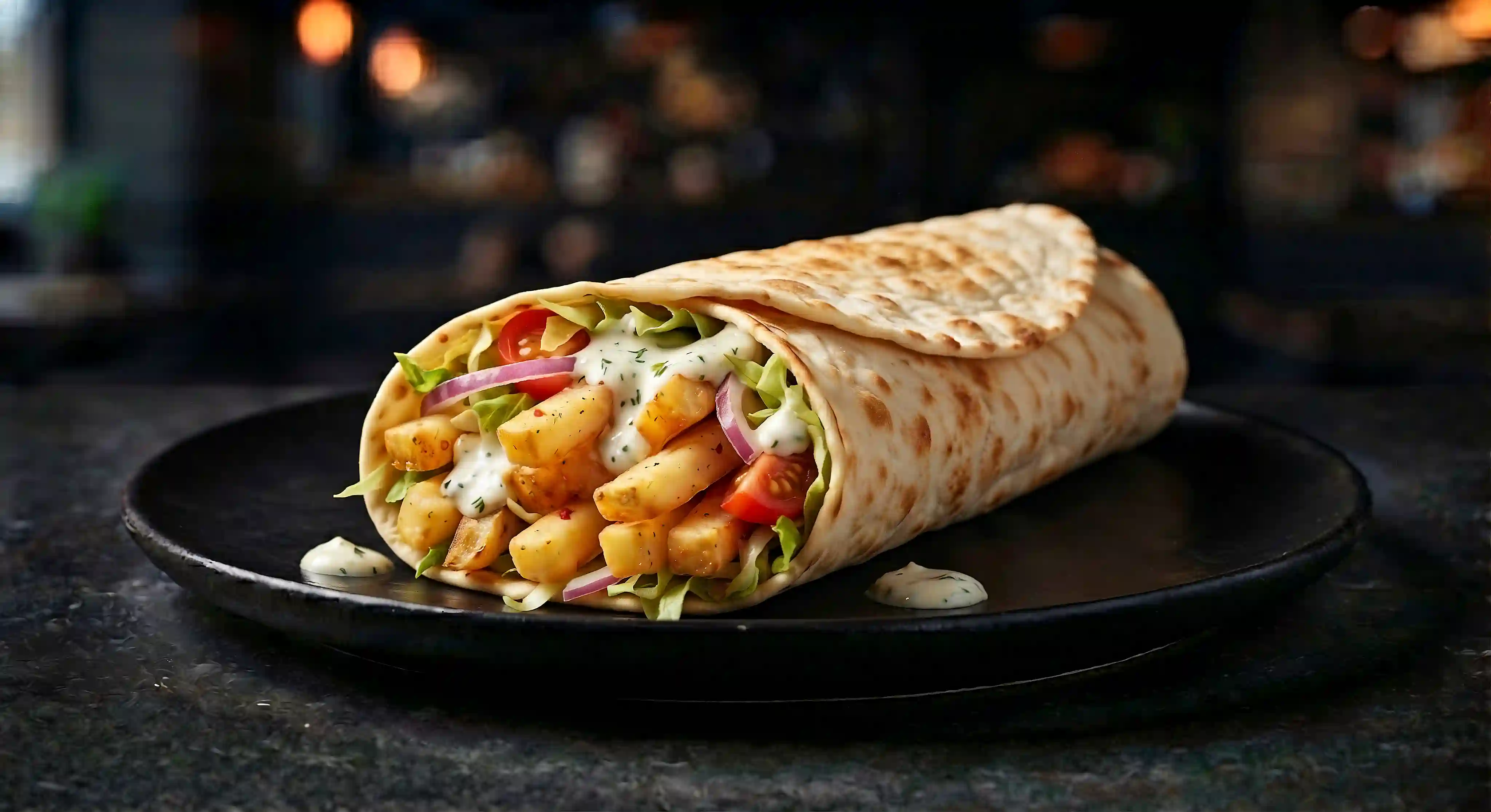 Pommes-Rolle Sandwich